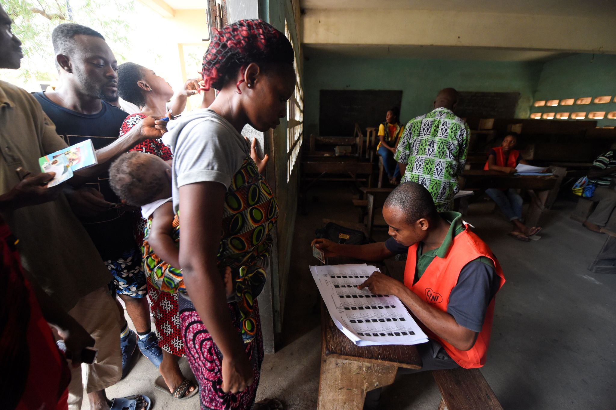 Voters in West Africa